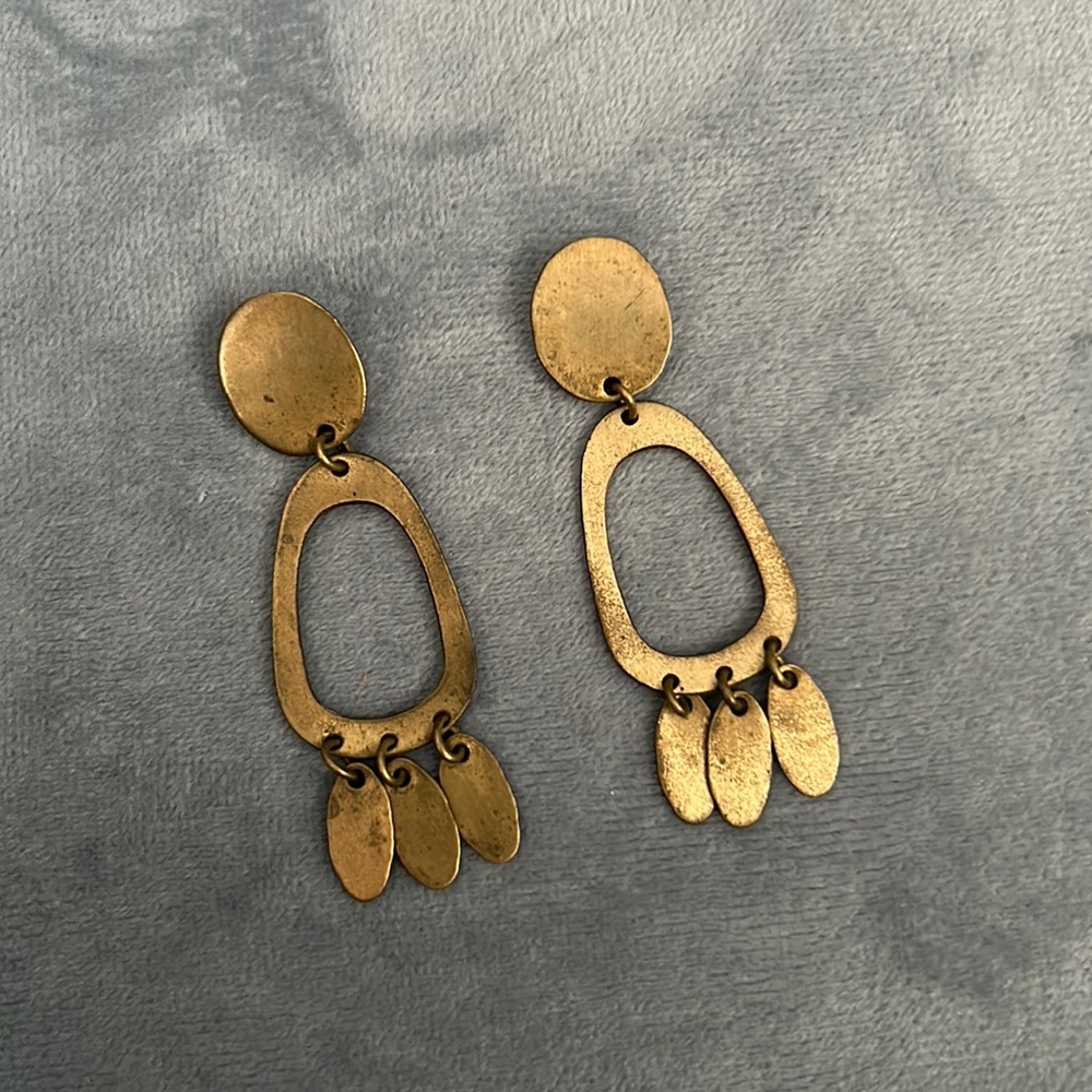 Brass, Trades of Hope earrings